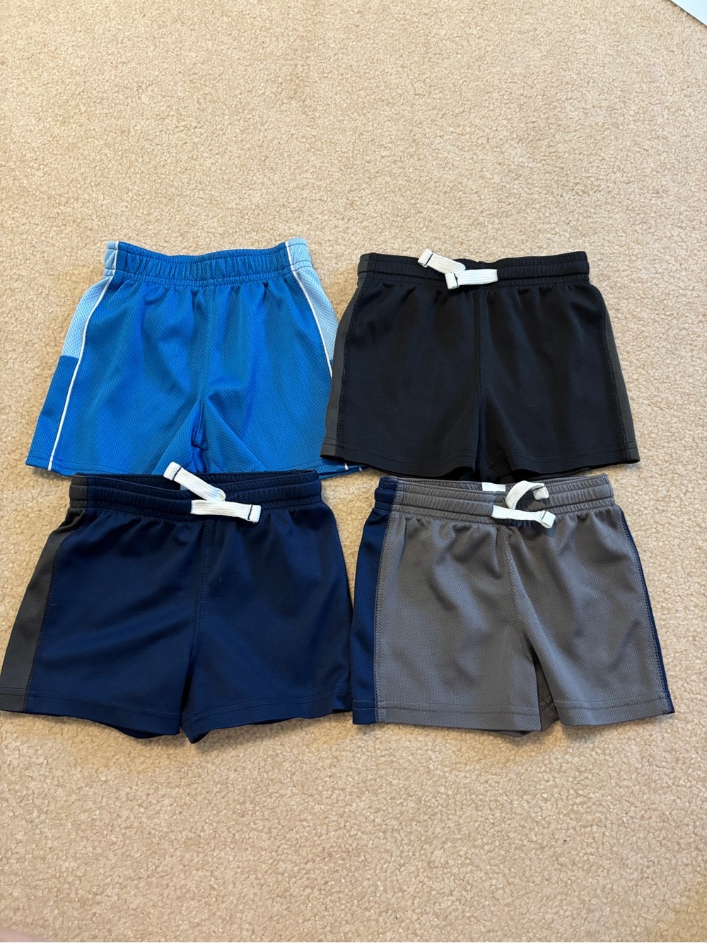 Toddler Athletic Shorts 4 Pairs Size 18 Months/24 Months